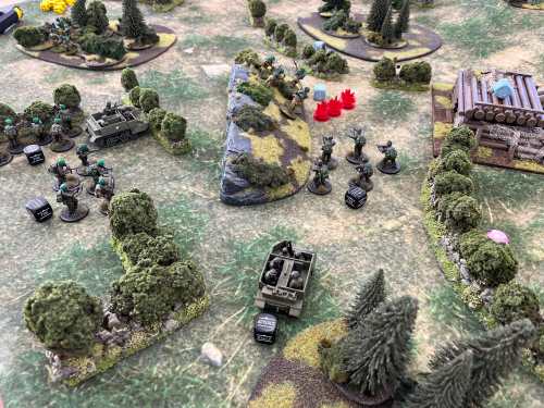 Bolt Action game in progress